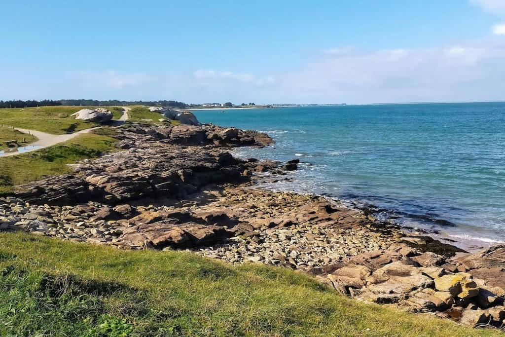T2 Neuf Au Pied De La Plage 생 피에르 키브롱 외부 사진